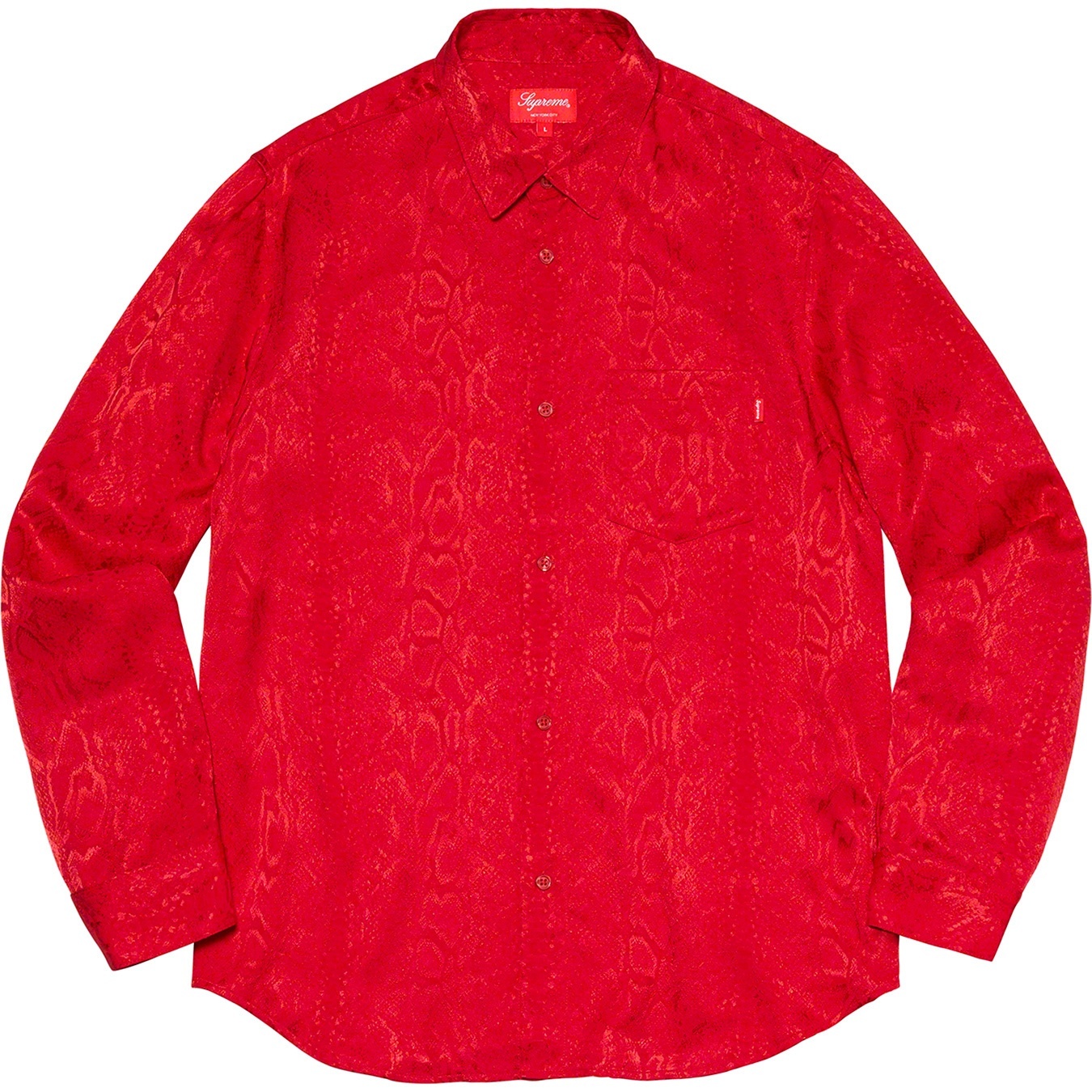 Snakeskin Jacquard Shirt view 3